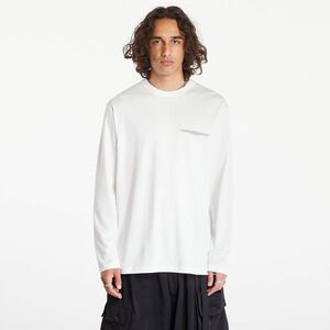 Tricou Y-3 Logo Long Sleeve Tee UNISEX Core White imagine