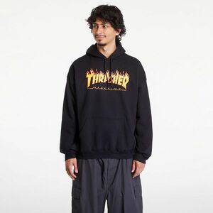 Thrasher Flame Logo Hood Black imagine