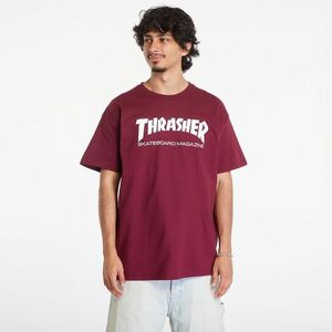 Tricou Thrasher Skate Mag T-Shirt Maroon imagine