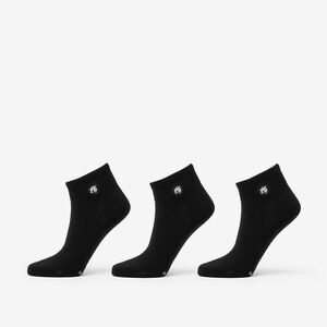 Footshop Ankle Socks 3-Pack Black imagine