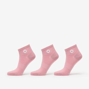 Footshop Ankle Socks 3-Pack Pink imagine