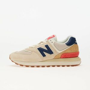 Sneakers New Balance 574 Beige/ Navy blue imagine