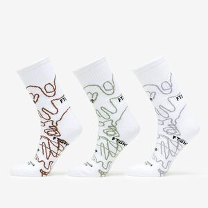 Footshop The Bubble Socks 3-Pack Multicolour imagine