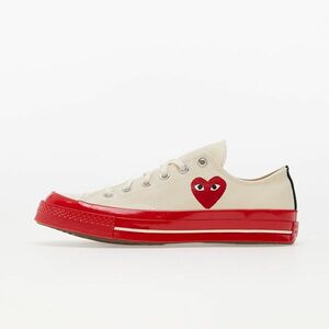 Sneakers Converse x Comme des Garçons PLAY Chuck Taylor 70 Low Top Red Sole White imagine