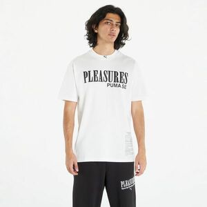 Tricou Puma x PLEASURES Typo Short Sleeve Tee White imagine