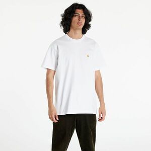 Tricou Carhartt WIP S/S Chase T-Shirt White/ Gold imagine