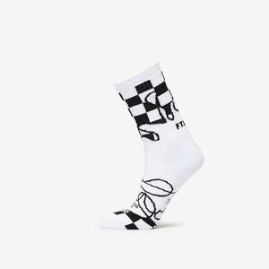 Footshop The Nju Checker Socks Black/ White imagine