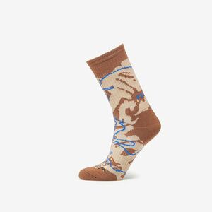 Footshop Giza Desert Socks Camel/ Blue imagine