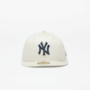 New Era New York Yankees League Essential 59FIFTY Fitted Cap Stone/ Navy imagine