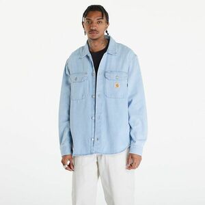 Cămașă Carhartt WIP Harvey Shirt Jacket UNISEX Blue Stone Bleached imagine