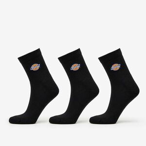 Dickies Valley Grove Mid Socks 3-Pack Black imagine