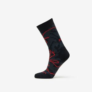 Footshop The More Basketball Socks Black/ Red imagine