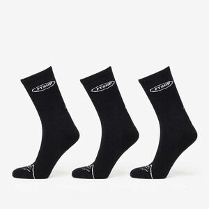 Footshop Basic But Not Basic Socks 3-Pack Black imagine