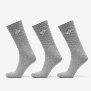 Dickies Valley Grove Sock 3-Pack Grey Melange imagine