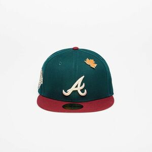 New Era Atlanta Braves Ws Contrast 59Fifty Fitted Cap New Olive/ Optic White imagine