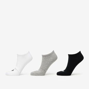 adidas Trefoil Liner Socks 3-Pack White/ Black/ Mgreyh imagine