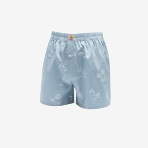 Carhartt WIP Cotton Boxer Stamp Print/ Misty Sky imagine