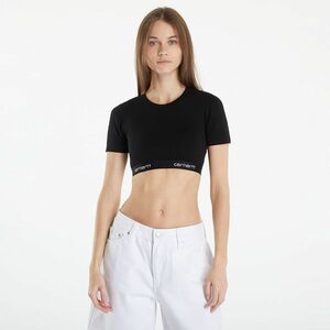 Tricou Carhartt WIP W' Script Crop Top Black imagine