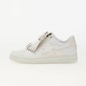 Sneakers A BATHING APE Bape Sta Quilt Tassel White imagine