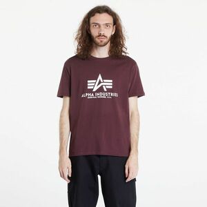 Tricou Alpha Industries Basic Tee Dark Wine imagine