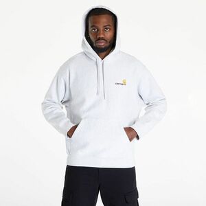 Hanorac Carhartt WIP Hooded American Script Sweat Ash Heather imagine