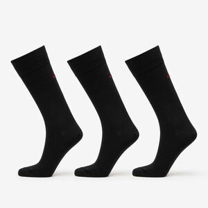 Hugo Boss Uni Socks 3-Pack Black imagine