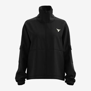 Jacheta Under Armour Project Rock Woven Jacket Black imagine