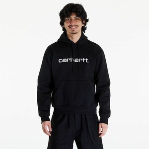 Hanorac Carhartt WIP Hooded Carhartt Sweat Black/ White imagine