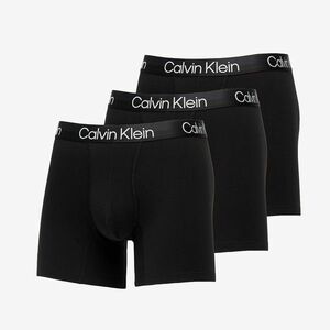 Calvin Klein Structure Cotton Boxer Brief 3-Pack Black imagine