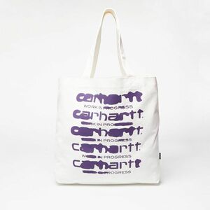 Geantă Carhartt WIP Canvas Graphic Tote Large Ink Bleed Print/ Wax/ Tyrian imagine