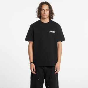 Tricou Carhartt WIP S/S University Script T-Shirt Black/ White imagine