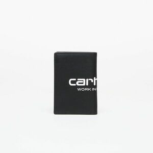 Portofel Carhartt WIP Vegas Vertical Wallet Black/ White imagine