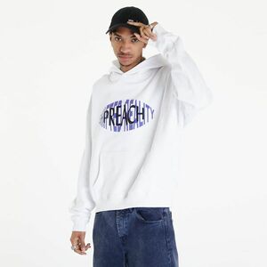 Hanorac PREACH Oversized Shifted Reality Logo Hoodie GOTS White imagine