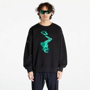 Hanorac On Graphic Club Crew Sweatshirt Black/ Mint imagine