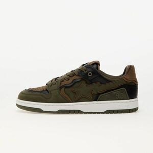 Sneakers A BATHING APE Bape Sk8 Sta 6 Olive Drab imagine