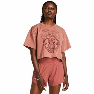 Tricou Under Armour HW Dusk to Dawn Crop SS Pink imagine