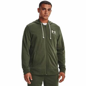 Hanorac Under Armour Rival Terry LC FZ Green imagine