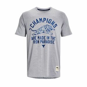 Tricou Under Armour PJT ROCK CHAMP SS Gray imagine