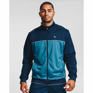 Jacheta Under Armour Project Rock Knit Track Jacket Navy imagine