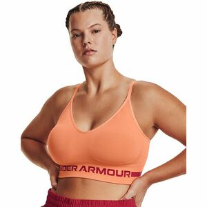 Under Armour Seamless Low Long Bra Orange imagine