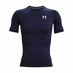 Tricou Under Armour Hg Armour Comp SS Midnight Navy/ White imagine