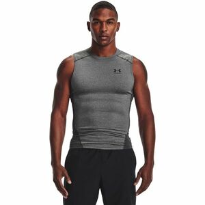 Tank top Under Armour Hg Armour Comp Sl Carbon Heather/ Black imagine