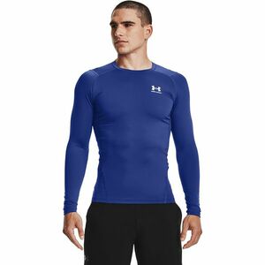 Tricou Under Armour Hg Armour Comp LS Royal/ White imagine