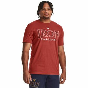 Tricou Under Armour PJT ROCK IRON SS Red imagine