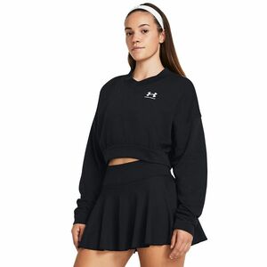 Tricou Under Armour Rival Terry OS Crop Crw Black imagine