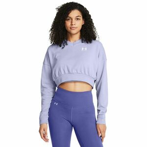 Tricou Under Armour Rival Terry OS Crop Crw Purple imagine