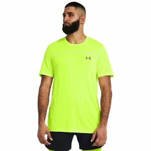 Tricou Under Armour Rush Seamless Wordmark SS Green imagine