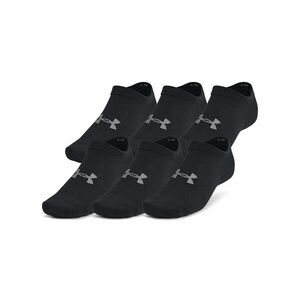 Under Armour Essential No Show 6pk Black imagine