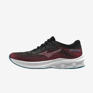 Sneakers Mizuno Wave Skyrise 5 Black/ White Sand/ Rumba Red imagine