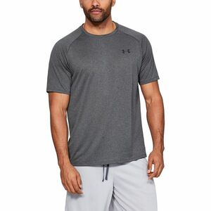 Tricou Under Armour Tech 2.0 SS Tee Carbon Heather/ Black imagine